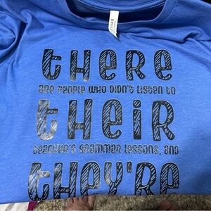 English Teacher T Shirt NWOT